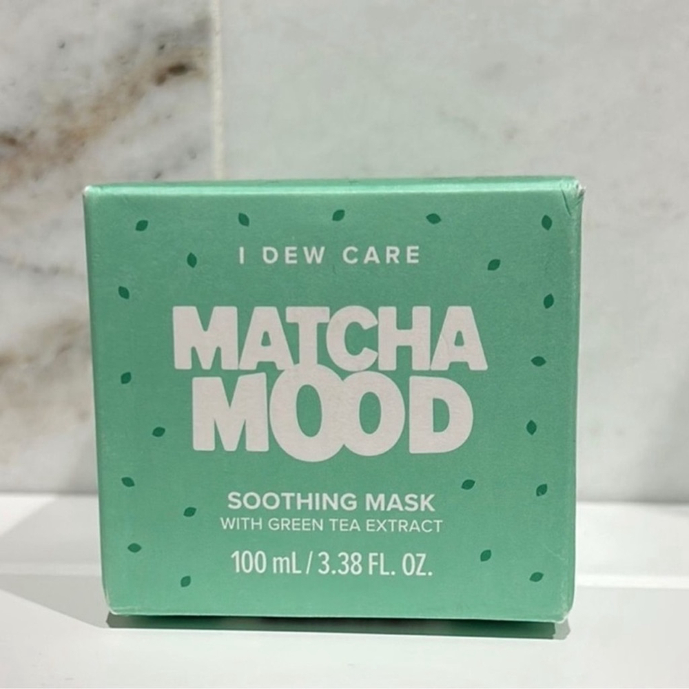 I Dew Care Matcha Mood Soothing Wash Off Mask - Green Tea Extract 3.38 oz